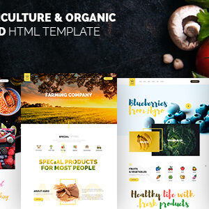 Agro – Agriculture & Organic Food HTML Template Pack