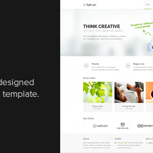 Astrum – Responsive Multi-Purpose HTML Template