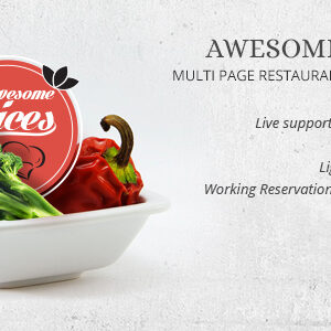 Awesome Spice – Restaurant / Cafe HTML Template