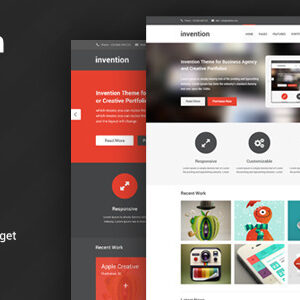 Invention – Responsive HTML5 Template