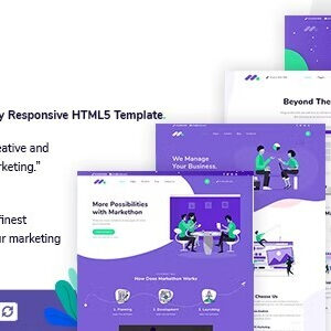 Markethon – Digital Marketing Agency Responsive HTML5 Template