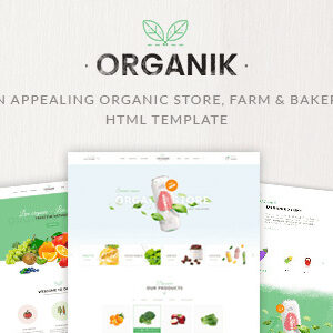 Organik – An Appealing Organic Store, Farm & Bakery HTML Template