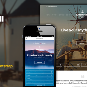 Santorini Resort – Responsive Hotel Template