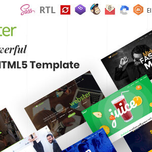 Webster – Responsive Multi-purpose HTML5 Template